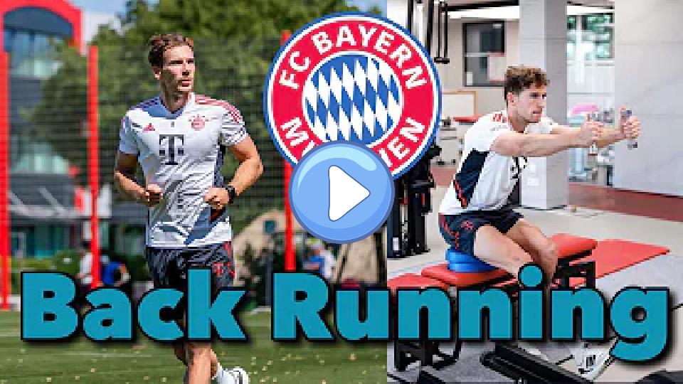 Play video: Leon Goretzka Back in Running Training After Injury Video thumb: Leon Goretzka Back in Running Training After Injury