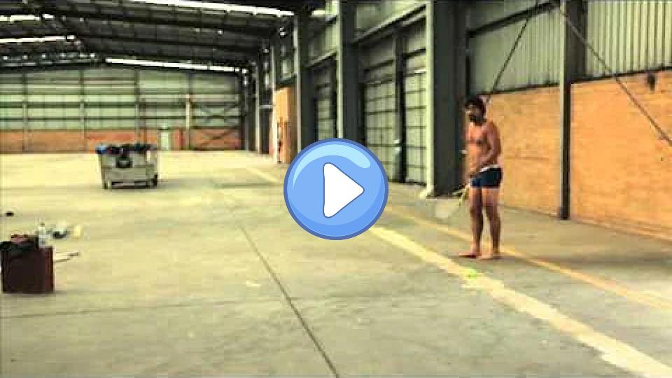 Video thumb: Pat Rafter pulls a Federer in his underwear