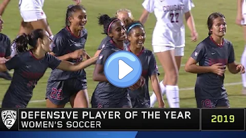 Video thumb: Naomi Girma wins the Pac-12 Defensive Player of the Year award