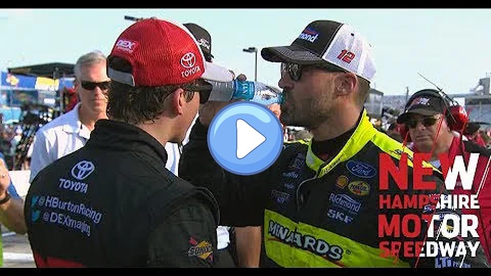 Video thumb: Burton and Menard have a post-race chat at New Hampshire.