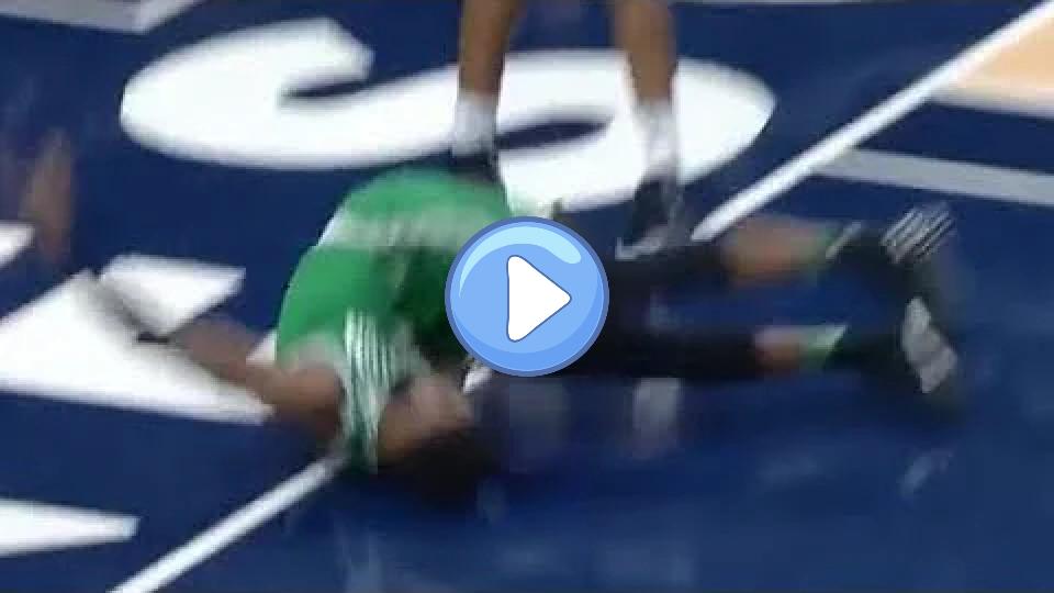 Video thumb: Jaylen Brown Scary Injury - Celtics vs. Timberwolves 03/08/2018