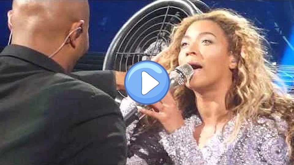 Video thumb: Beyoncé's Hair Caught in Fan in Montreal