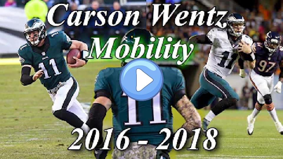 Video thumb: Carson Wentz Mobility Highlights: Scrambles and Elusiveness Before and After ACL Injury Compilation