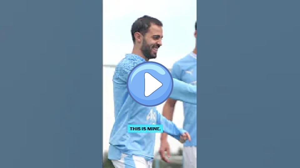 Video thumb: Bernardo Silva defending that Champions League trophy! #mancity #championsleague #football #shorts