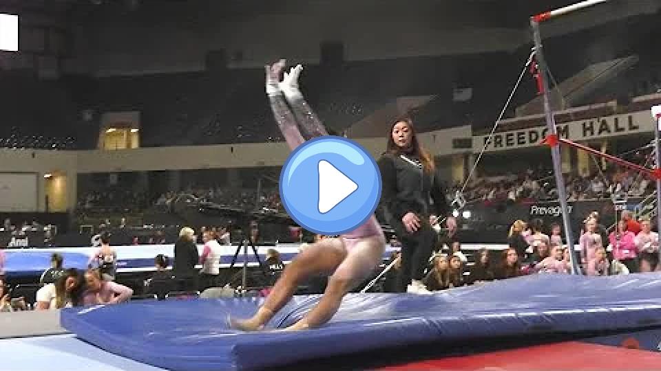 Video thumb: Gymnastics Fall Moments ✨ 2023 Nastia Liukin Cup Highlights