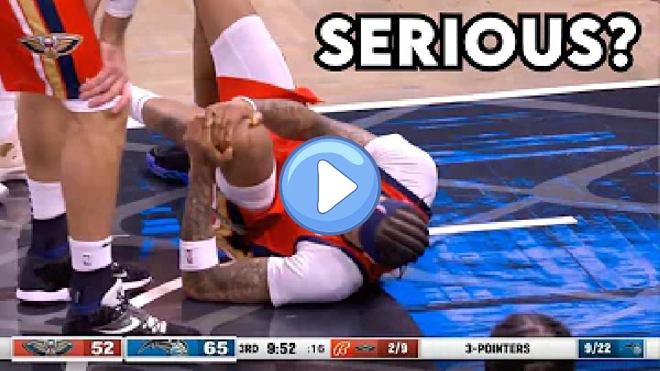 Video thumb: Brandon Ingram Goes Down in Pain After Knee Injury - Doctor Explains