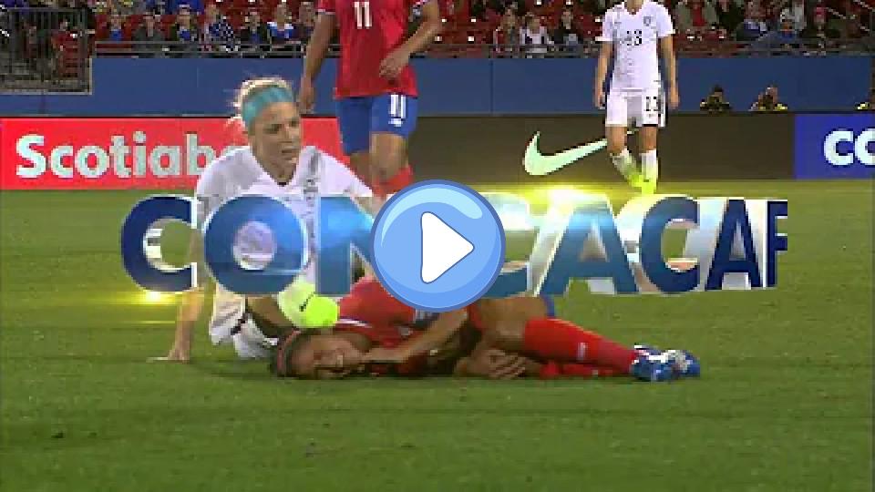 Video thumb: Yellow Card USA - No. 8 Julie JOHNSTON @_JulieJohnston_ | @ussoccer_wnt @Fedefutbol_CR #CWOQ2016