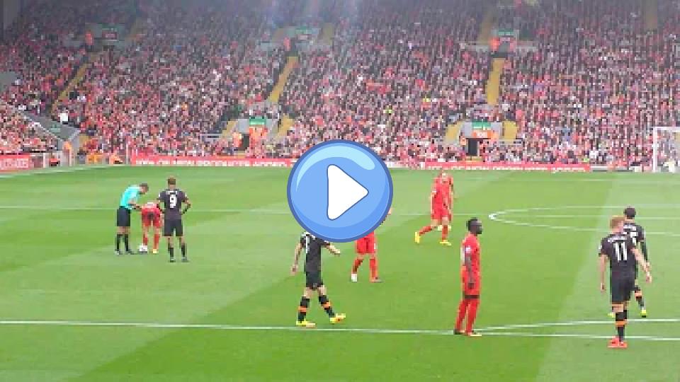 Video thumb: Jordan Henderson suffered a rather nasty injury against Hull on 24/09/2016.