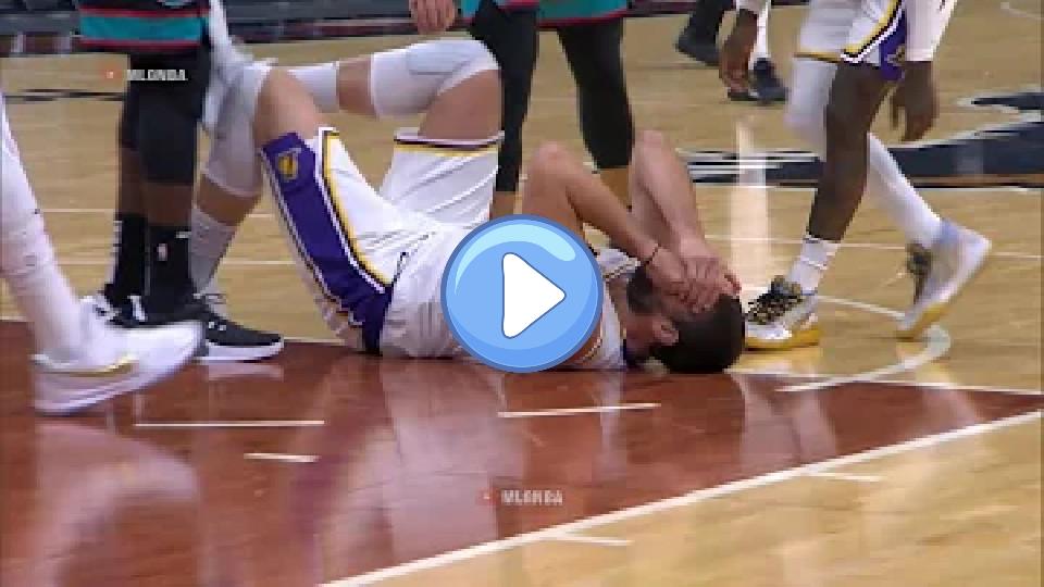 Video thumb: Marc Gasol is bleeding from a cut above his left eye | Lakers vs. Grizzlies