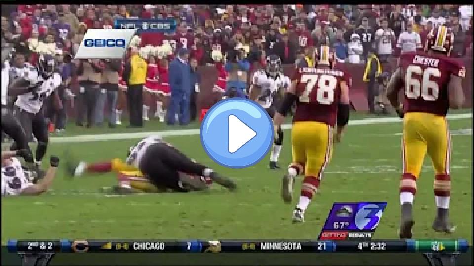 Video thumb: Washington Football Team's quarterback, Robert Griffin III, suffered an injury.