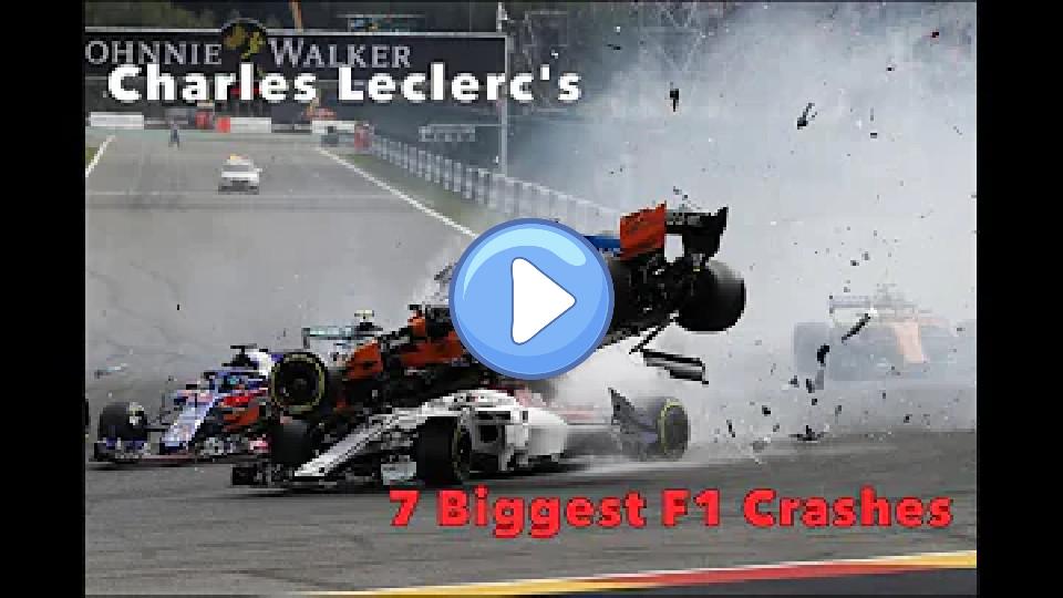 Video thumb: Charles Leclerc's 7 Biggest F1 Crashes