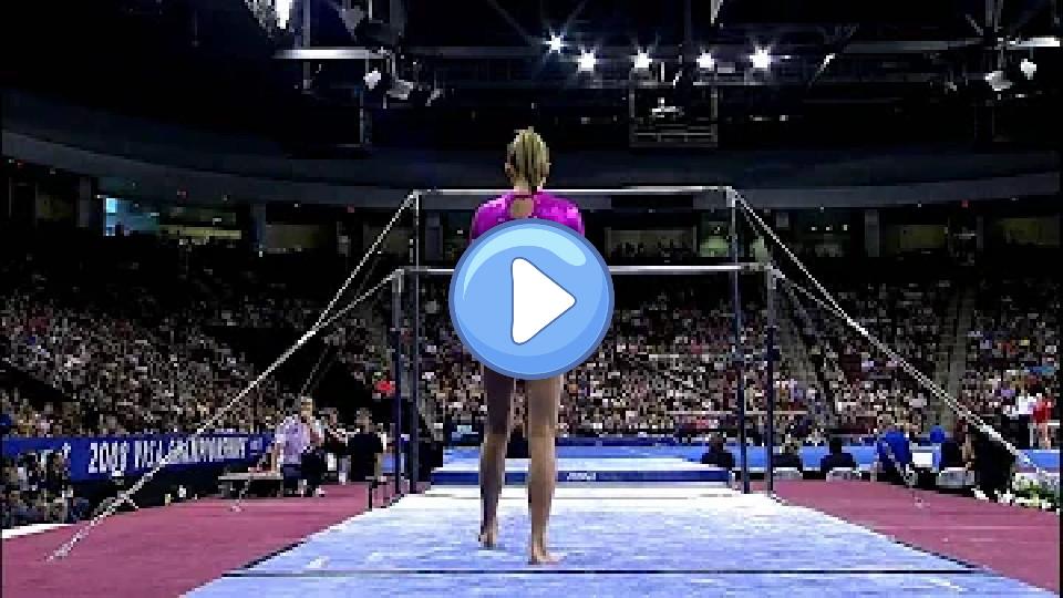 Play video: Nastia Liukin - Uneven Bars - 2008 Visa Championships - Day 2 Video thumb: Nastia Liukin - Uneven Bars - 2008 Visa Championships - Day 2