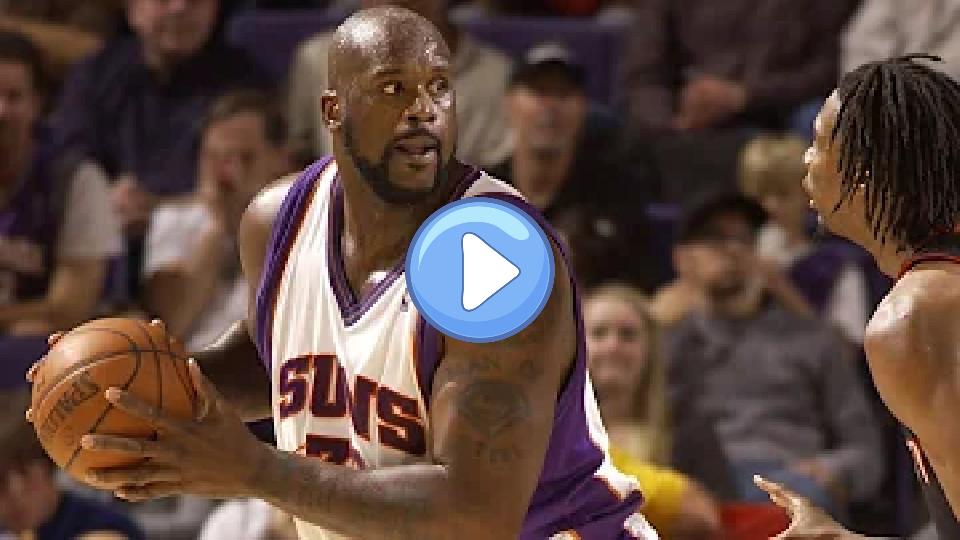 Play video: Shaquille O'Neal's last career 40-point game was on February 27, 2009, against the Raptors, where he scored 45 points on 20-25 field goals made. Video thumb: Shaquille O'Neal's last career 40-point game was on February 27, 2009, against the Raptors, where he scored 45 points on 20-25 field goals made.