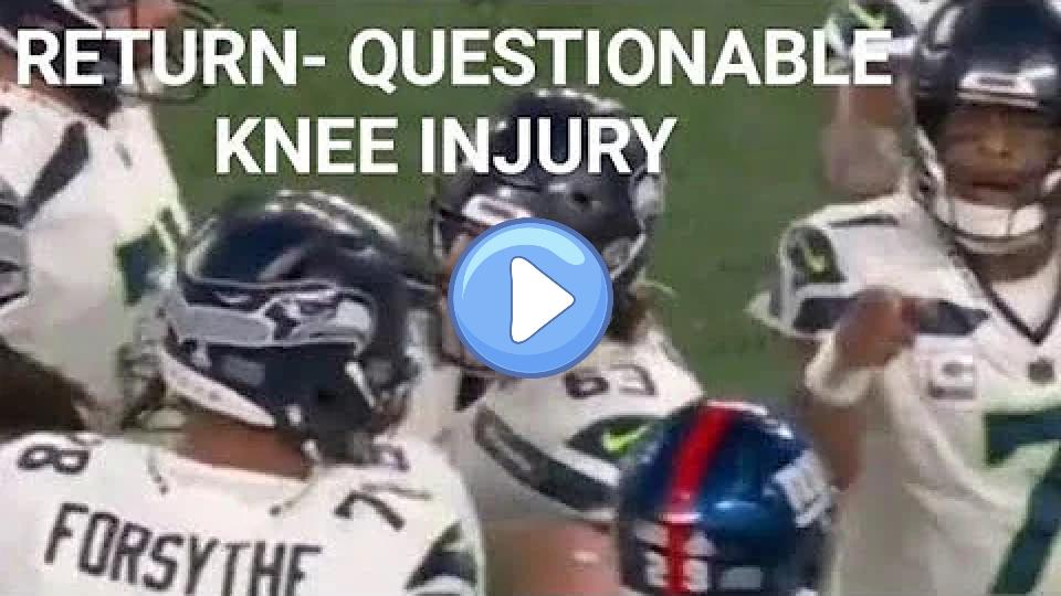 Video thumb: Geno Smith wasn't happy after a late hit and got hurt against the Giants.