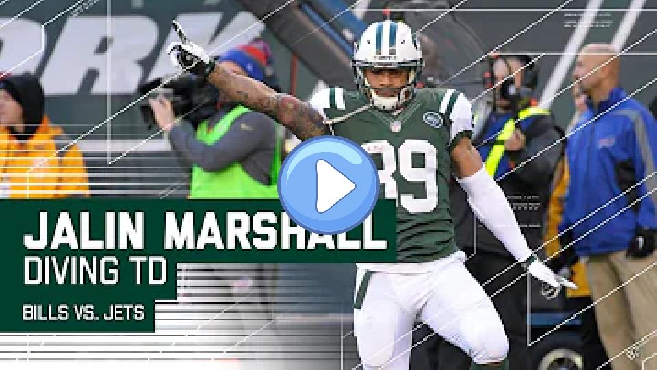 Video thumb: EJ Manuel Gets Strip-Sacked & Jalin Marshall's Diving TD! | Bills vs. Jets | NFL Week 17 Highlights