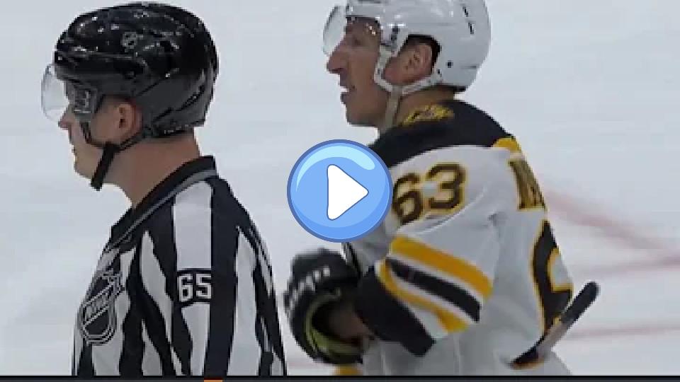 Video thumb: Brad Marchand Goaltender Interference Penalty on Philipp Grubauer