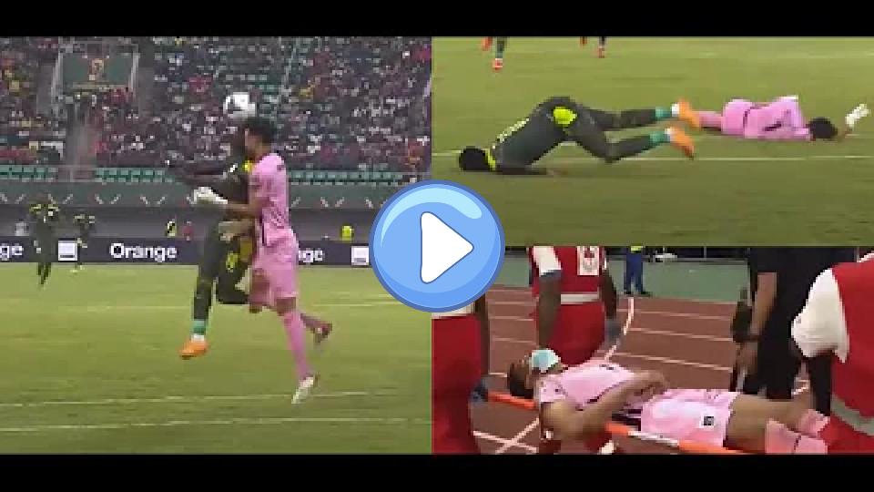 Play video: Terrible collision video between SADIO MANE and the CAPE VERDE goalkeeper Video thumb: Terrible collision video between SADIO MANE and the CAPE VERDE goalkeeper