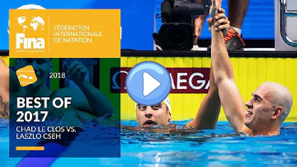 Video thumb: Chad Le Clos vs Laszlo Cseh - Friends & Rivals | Best of FINA 2017