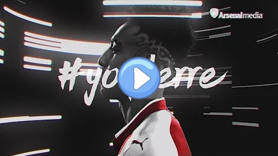 Play video: Pierre-Emerick Aubameyang signs with Arsenal! Video thumb: Pierre-Emerick Aubameyang signs with Arsenal!