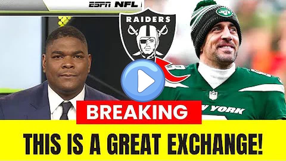Play video: Aaron Rodgers Wants to Join the Raiders! Raiders News Today Video thumb: Aaron Rodgers Wants to Join the Raiders! Raiders News Today