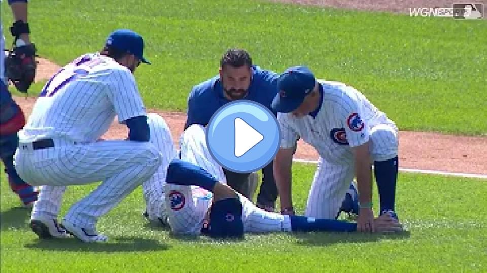 Video thumb: Anthony Rizzo Exits Due to Injury