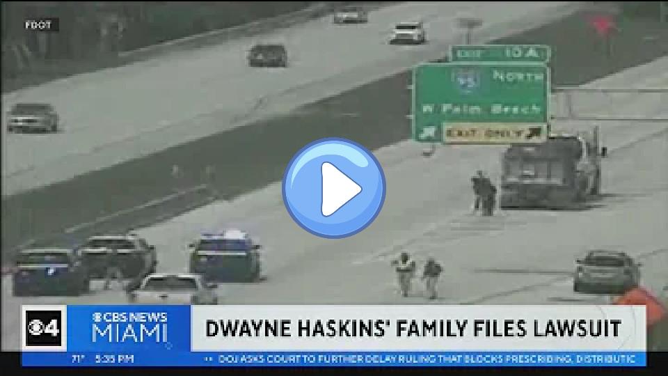 Video thumb: The family of NFL quarterback Dwayne Haskins files a lawsuit over the fatal I-595 crash.