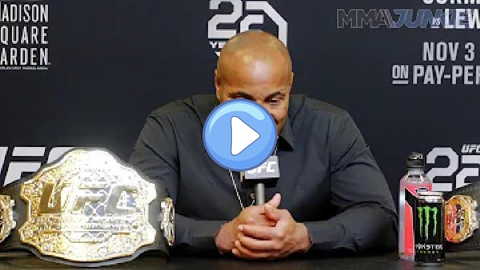 Video thumb: Daniel Cormier sneezed and hurt his back on the morning of UFC 230, coming 'real close' to pulling out.