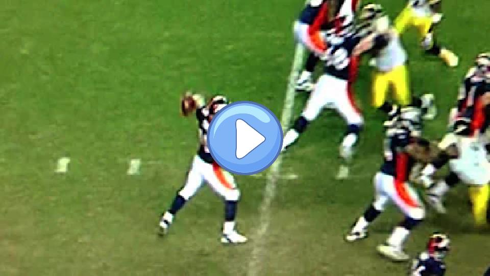 Play video: Tim Tebow throws the football like a javelin. Video thumb: Tim Tebow throws the football like a javelin.