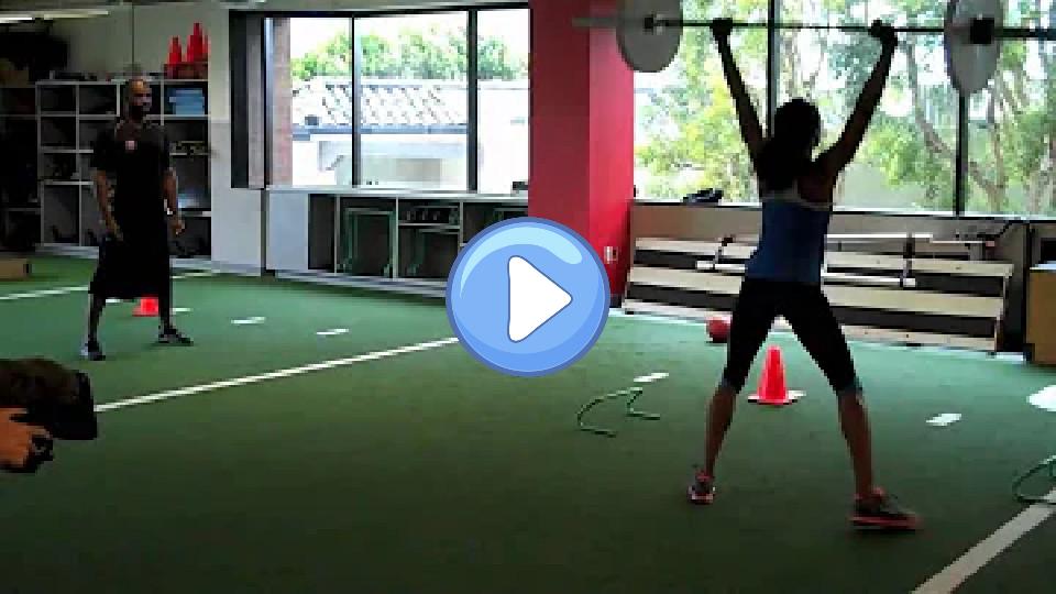 Video thumb: Allyson Felix Trains at Velocity Sports Performance Center
