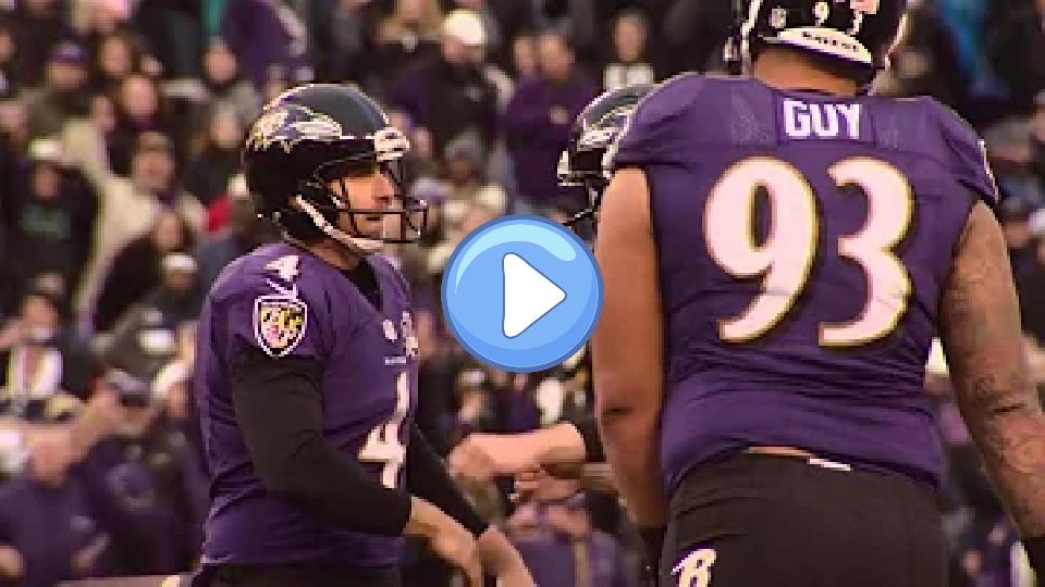 Video thumb: Final Drive: Watch Flacco Play Through a Torn ACL