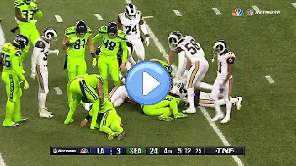 Video thumb: Jon Ryan Injured After 33-Yard Fake Punt Run | Rams vs. Seahawks | NFL Week 15 Highlights