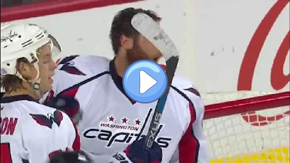 Play video: Gotta See It: Holtby loses helmet but still makes the save Video thumb: Gotta See It: Holtby loses helmet but still makes the save