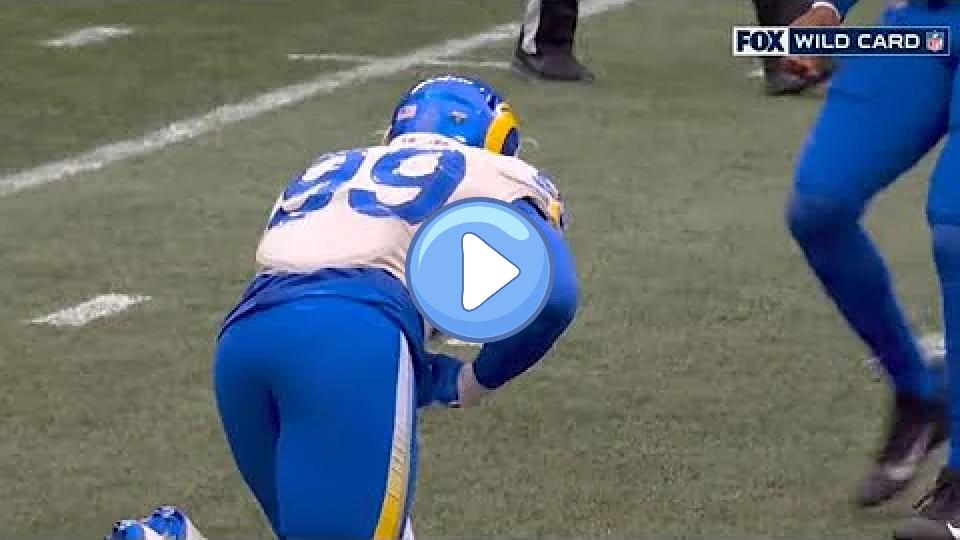 Video thumb: Aaron Donald Rib Injury vs. Seahawks