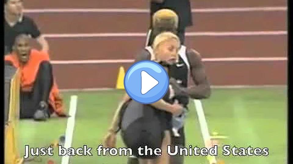 Video thumb: Gabriela Szabo / Kofi Amoah Prah Track Meet Collision