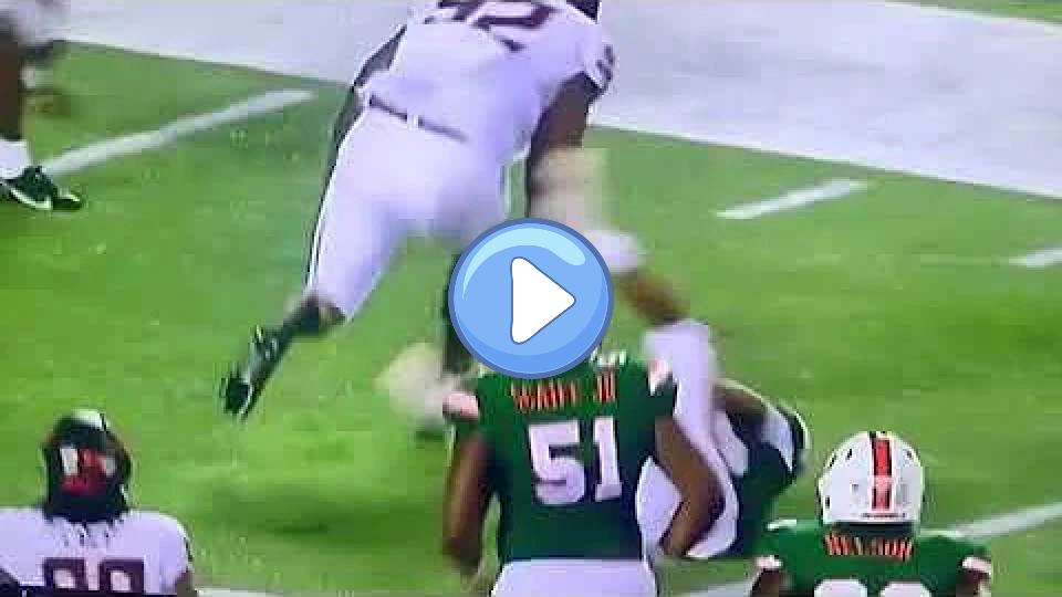 Video thumb: Miami’s D’Eriq King injured vs. Oklahoma State in Cheez-It Bowl