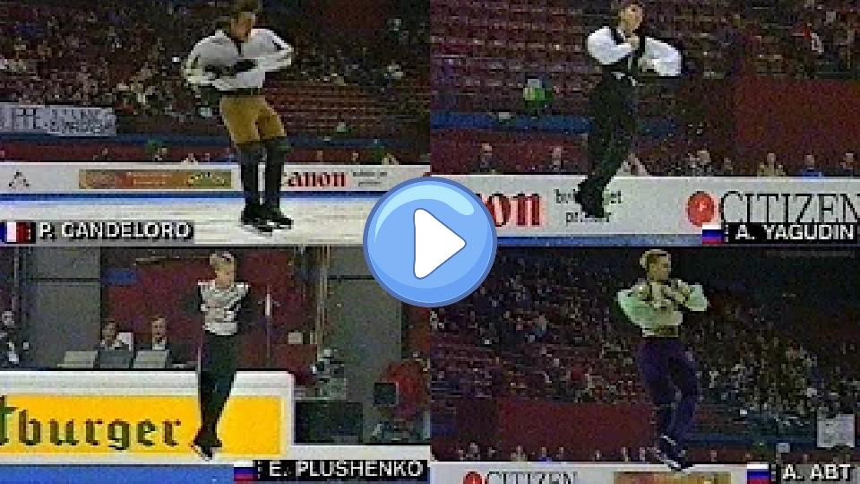 Video thumb: Top 4 | Men's Free Skates ⛸ 1998 European Figure Skating Championships