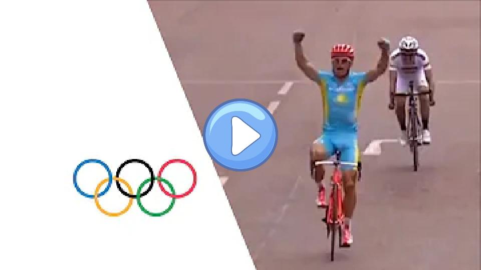 Video thumb: Kazakhstan's Alexandr Vinokurov Wins Men's Road Race Gold at the London 2012 Olympics