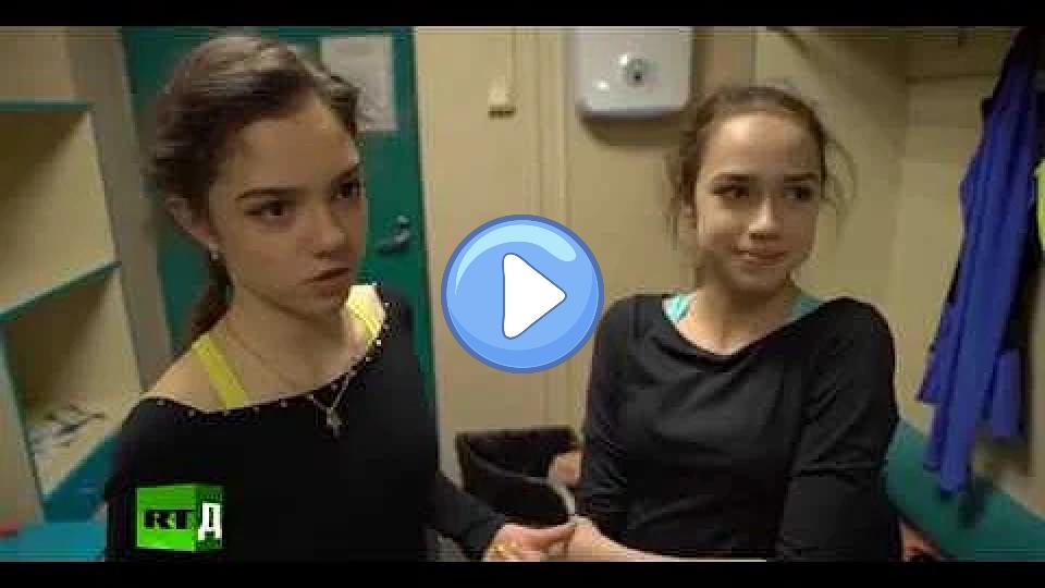 Video thumb: Alina Zagitova shows her injured foot.