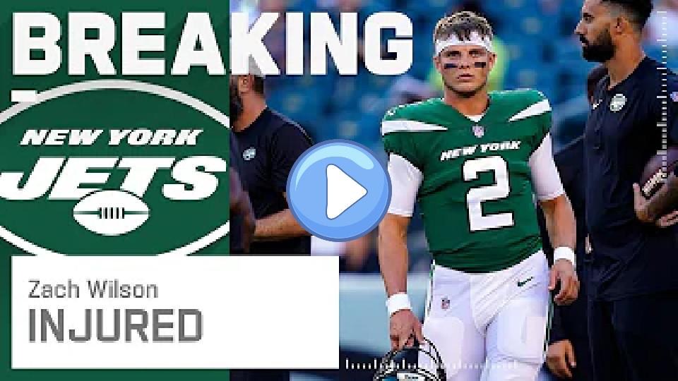 Video thumb: BREAKING NEWS: Zach Wilson Heads to Locker Room with Injury