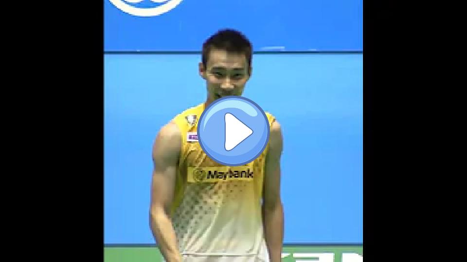 Video thumb: He shocked Lee Chong Wei with his trick shots.