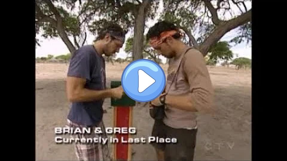 Play video: Amazing Race Season 7 Footrace: Ray & Deana vs. Brian & Greg Video thumb: Amazing Race Season 7 Footrace: Ray & Deana vs. Brian & Greg