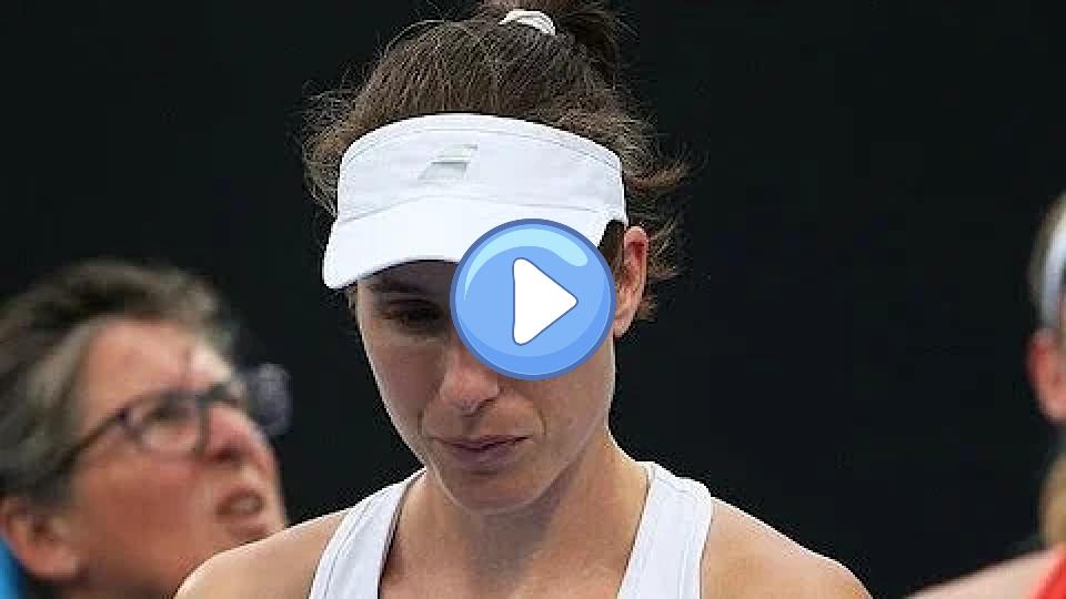 Play video: Johanna Konta suffers neck injury one week before Australian Open Video thumb: Johanna Konta suffers neck injury one week before Australian Open