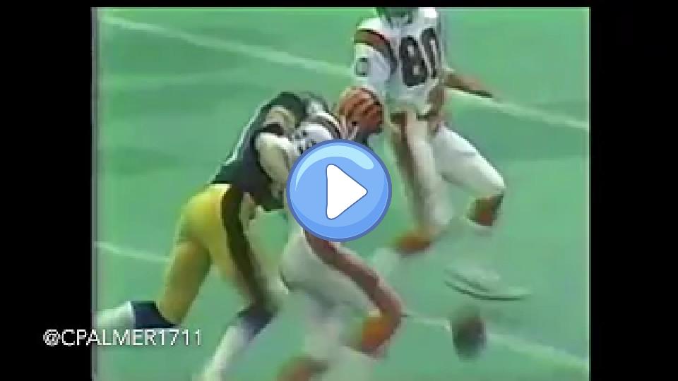 Video thumb: Ken Anderson had a remarkable performance against the Pittsburgh Steelers during the 1981 NFL season. He led the Cincinnati Bengals to a victory with efficient passing, showcasing his skills as a quarterback. Anderson's ability to read defenses and accurately deliver the ball contributed significantly to the team's success in that game.