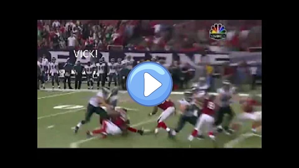 Video thumb: Michael Vick Concussion Injury in 2011