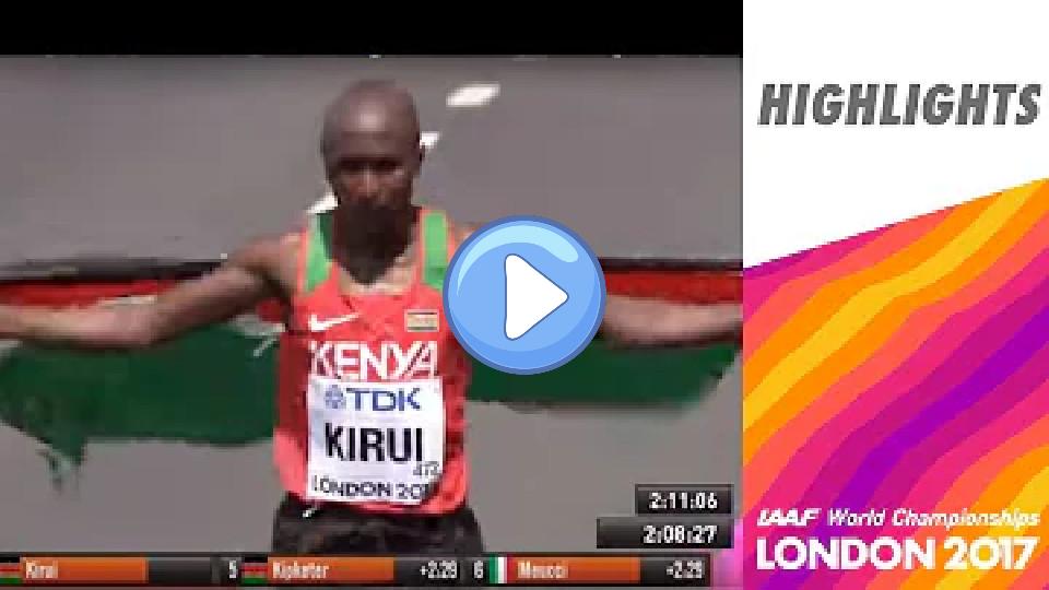 Video thumb: WCH London 2017 Highlights - Men's Marathon - Abel Kirui Wins