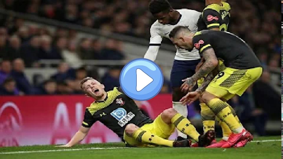 Play video: James Ward-Prowse's severe injury against Tottenham leaves Southampton players in shock. Video thumb: James Ward-Prowse's severe injury against Tottenham leaves Southampton players in shock.