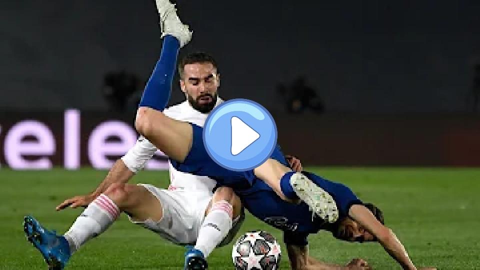 Video thumb: Soccer Carvajal Injury | Carvajal muscle tear rules Real defender out of Chelsea game and season