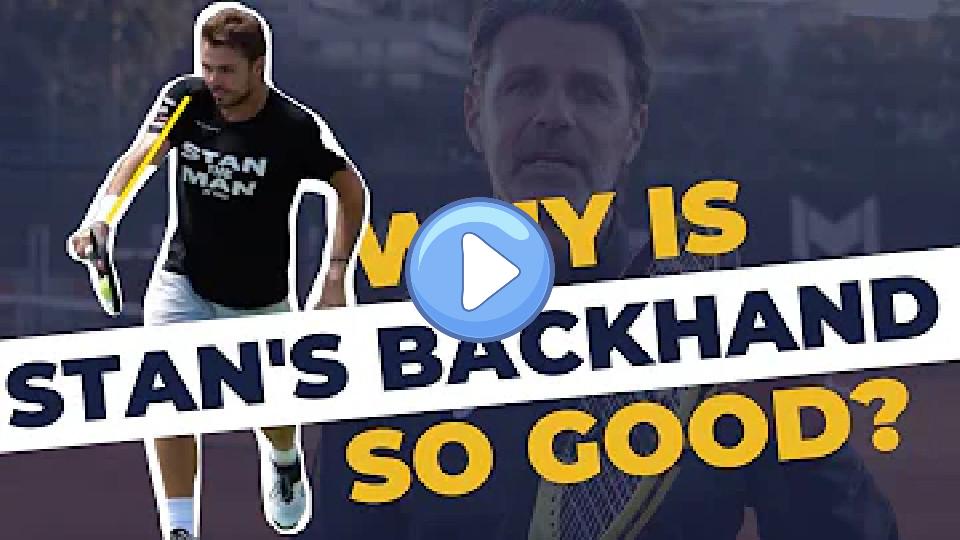 Play video: Stan Wawrinka: Analyzing His One-Handed Backhand Video thumb: Stan Wawrinka: Analyzing His One-Handed Backhand