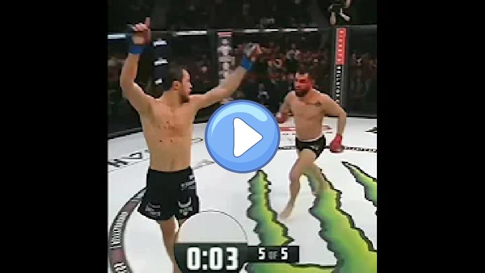 Video thumb: Usman Nurmagomedov was celebrating early. 😳