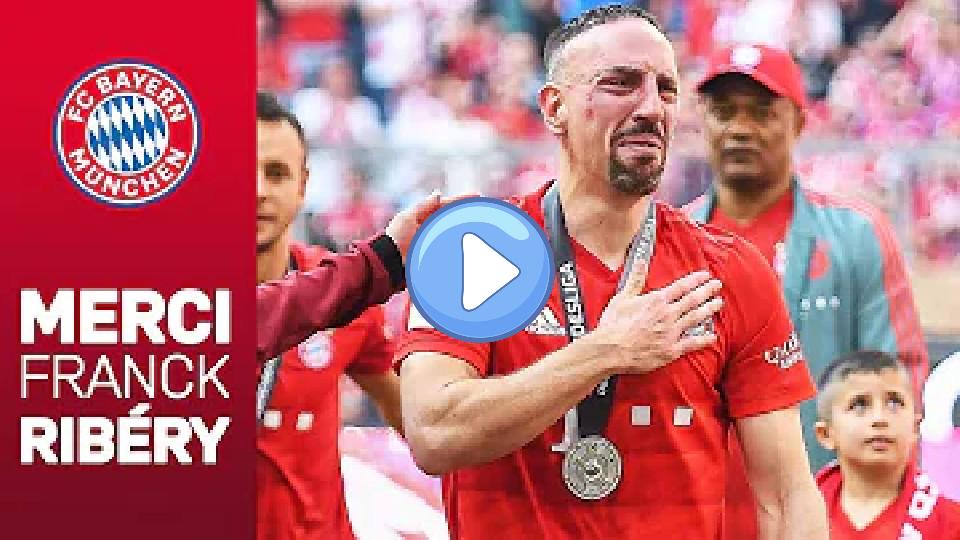 Video thumb: Franck Ribéry's Emotional Farewell at FC Bayern